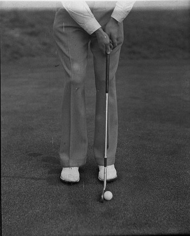 Pro golfer, 1938