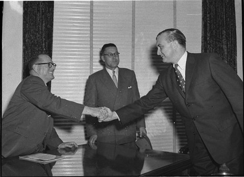 Reception to Doctor Brown, 1956