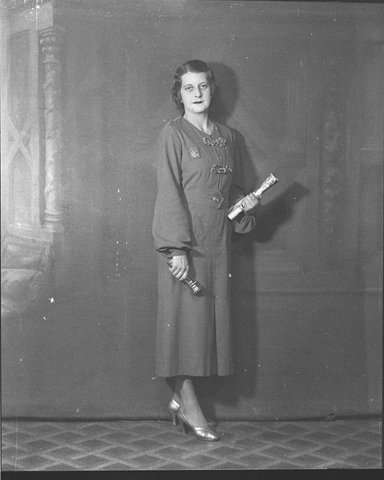 Regent Theatre usher, 1936
