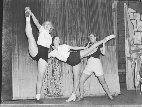 Rehearsal Swing Along at Theatre Royal taken for JC Williamson, 1937