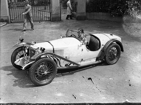 Riley Brooklands car ca 1929 model taken for Telegraph classified ads