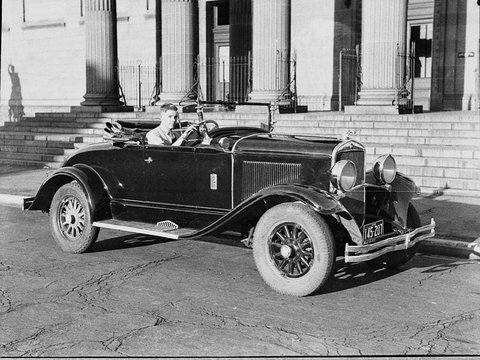 Roadster car taken for Liberty Motors, 1937