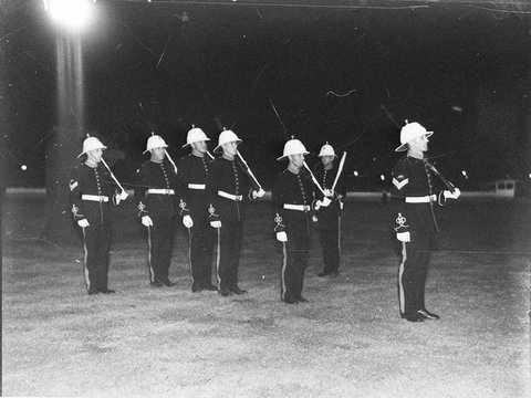 Royal Australian Artillery on parade, c. 1934