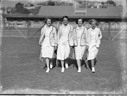 School tennis, 1935
