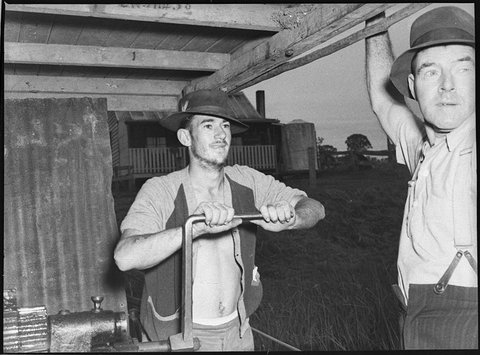 Seaham paint man, 1950