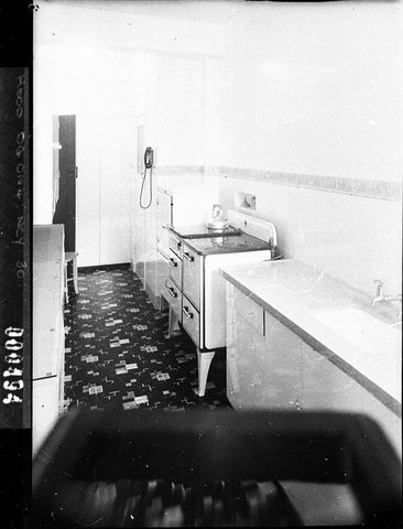 Section of a typical kitchen Macleay Regis flats taken for Mr Christmas, 1939