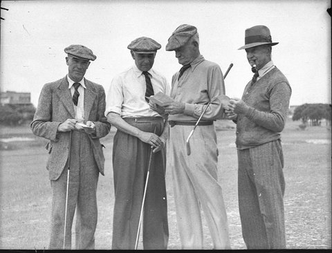 Senior golf at Rose Bay, 1938