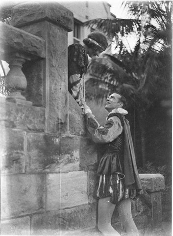 Shakespearian play in the open air, 1930s