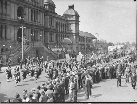 Six Hour Day procession, 1936
