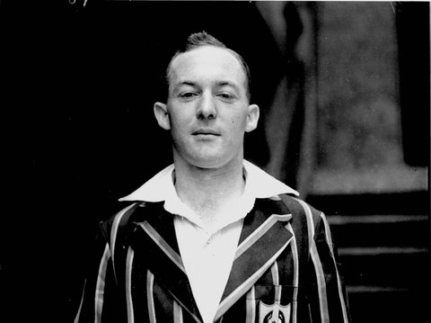South Australian cricketer FR Edwards in the SANSW Test Sydney cricket Ground, 1934