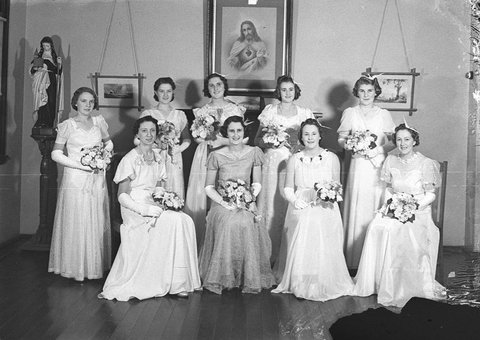 St Brigids debutantes, 1939