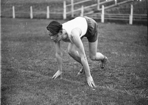 Starting practice Marist Brothers school sports, 1934