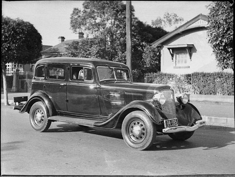 Sterling Motors car taken for Telegraph classified ads, 1937