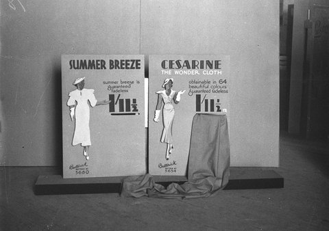 Summer Breeze and Cesarine fabrics, 1934