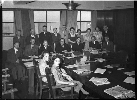 Teachers Federation group, 1945