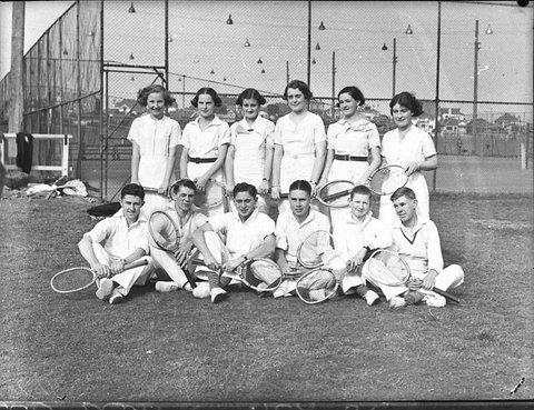 Tennis group AWA, 1935