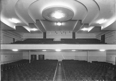 The auditorium of Mosmans new Kings Picture Theatre, 1937