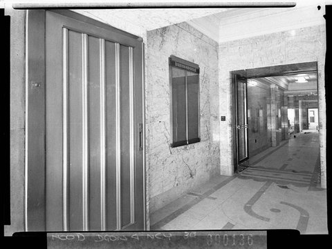 The entrance foyer Oddfellows Building for Building Publishing Co, 1938