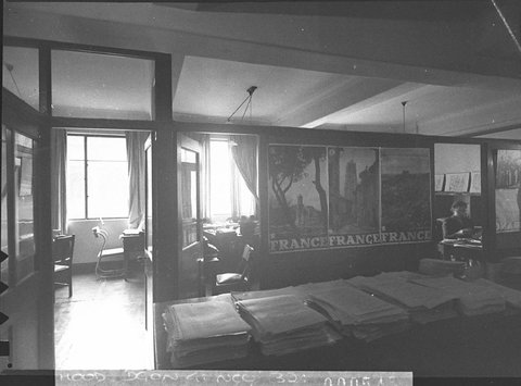 The French Press Service at 72 Pitt Street Sydney, 1946