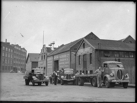 Trucks taken for Ford News, 1946