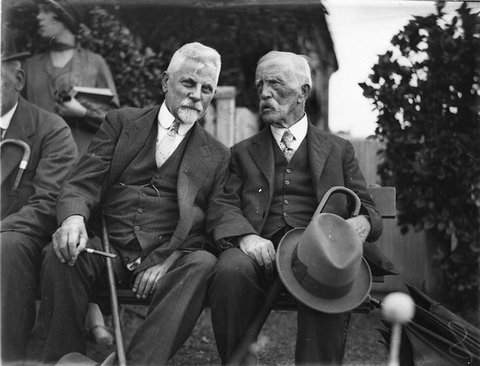 Two old spectators, c. 1934