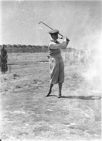 Unidentified golfer, 1934