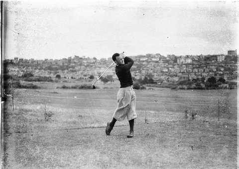 Unidentified golfer, 1934