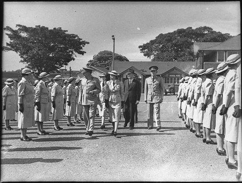 VAD parade Victoria Barracks, 1947