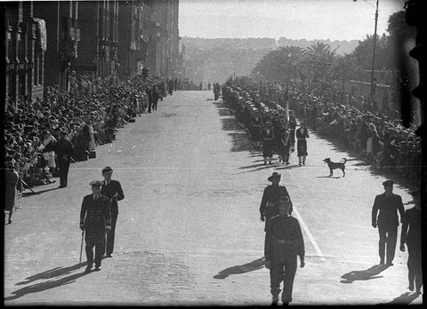 Victory Day procession, 1946