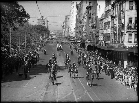Victory Day procession, 1946