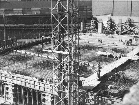 Waterside Cold Stores building progress, 1943