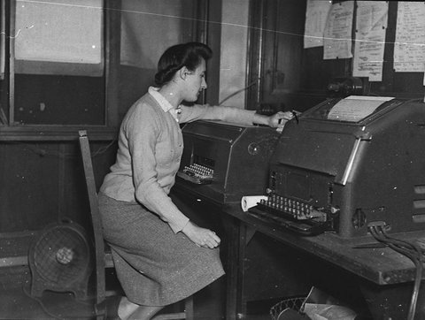 Weather Bureau taken for Smiths Weekly, 1947