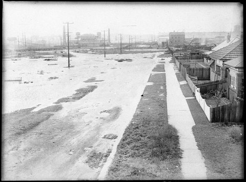 Wickham floods, 1950
