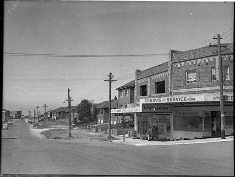 Winsor shops Maroubra, 1948