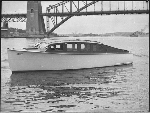 WL Holmes Co launch, 1937