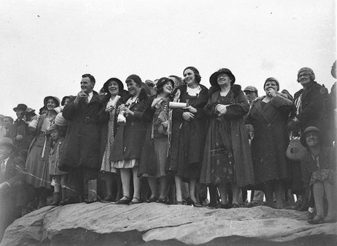 Women barracking, c. 1929