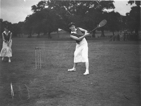 Womens vigoro team at The Domain, 1934