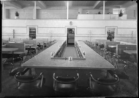 Woolworths cafeteria Kings Cross, 1940