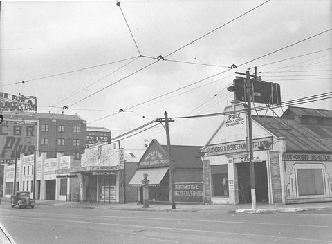 Works in Parramatta Road premises taken over by Ministry of Munitions for War production, 1925–57