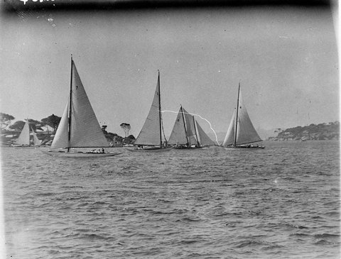Yacht race, c. 1934