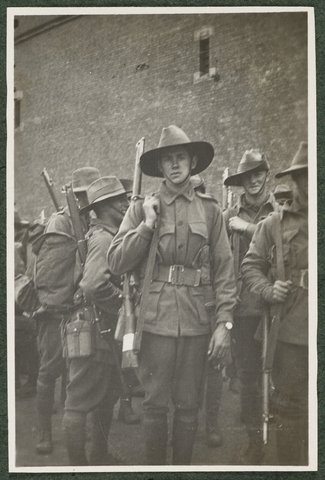 “E” Company at Fort Macquarie October 18th, 1914