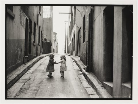 Children in Sydney slums, mainly Surry Hills, Woolloomooloo, Redfern, 1949 by Ted Hood