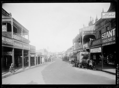 Lackey St, Summer Hill, by Rex Hazlewood, c. 1911-1916, 1911–16