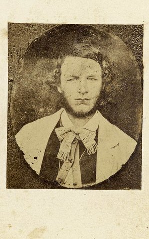 Ben Hall, 1863 - (carte de visite copy photograph) Freeman Brothers, Sydney