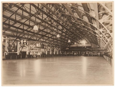 Centennial Skating Rink, before 1930 - photographer Sam Hood