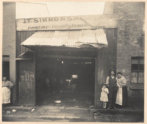 Stables in Stephen-street, at rear of No. 26 Wexford-street from Views taken during Cleansing Operations, Quarantine Area, Sydney, 1900, Vol. II - under the supervision of Mr George McCredie, F.I.A