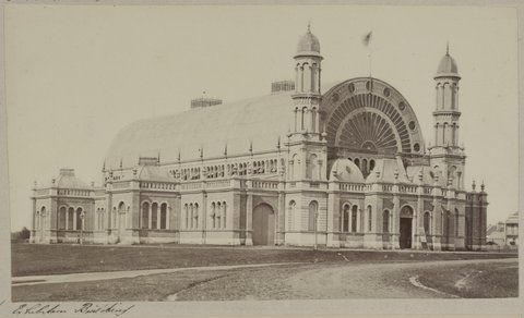 Exhibition building, Prince Alfred Park, c. 1870s