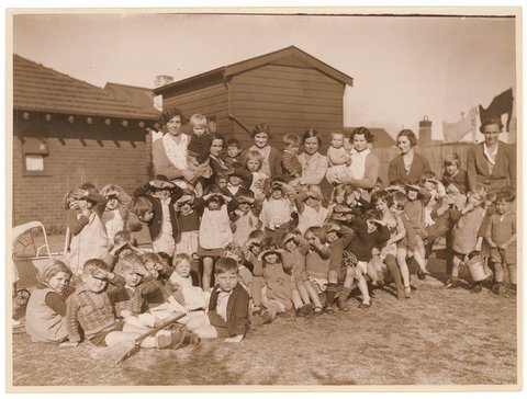 Children's kindergarten, c. 1930s, by Sam Hood