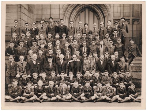 St. Andrew's School class, c. 1930s, by Sam Hood