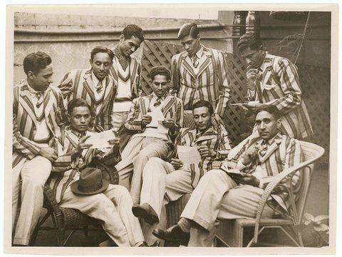 Manavadar State Men's Hockey Team, Sydney, June 1938 - photographer Sam Hood